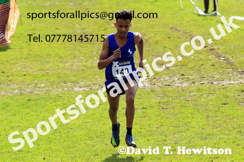 Mens Under-20s 2022 CAU Inter Counties Cross Country, Prestwold Hall, Loughborough.  Photo: David T. Hewitson/Sports for All Pics
